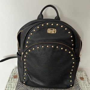 Michael Kors pebble black backpack